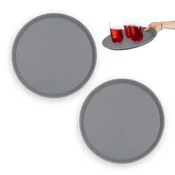 Northio Set 2 okroglih servirnih pladnjev O35 cm nedrseči
