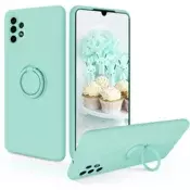 Onasi Silikonska maskica Liquid Ring za Samsung Galaxy A34 - mint