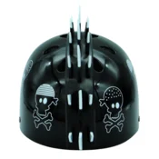 Alltoys Kolesarska čelada Pirati, črna, velikost M (55–58 cm)