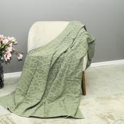 Dekordom frotir prekrivac stone 145x200 - dark green ( 024532 )