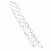 FELLOWES Spirala žicana (3:1) fi- 6mm (1-35 listova) pk100 Fellowes 53215 bela