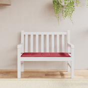 Jastuk za vrtnu klupu boja vina 120x50x4 cm tkanina Oxford