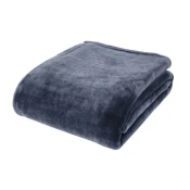 Temno modra odeja iz mikropliša 130x170 cm Raschel Velvet – Catherine Lansfield