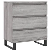 Vidaxl Komoda siva sonoma 60x35x70 cm inženirski les