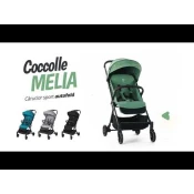 Samodejno zložljiv športni voziček Coccolle Melia Črna