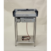 Električni žar E450 PRO z nogami in spodnjo polico + ščitnik + posodica za olje 0.25l z nosilcem + inox visoki pokrov - Furlan