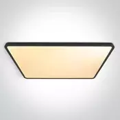 TANKA PRAVOKUTNA CRNA LED PLAFONJERA 60W CCT UGR19 230V DM62020PU/B/V