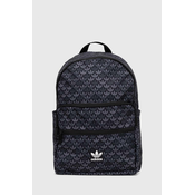 Ruksak adidas Originals boja: crna, veliki, s uzorkom