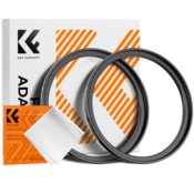 K&F Step Up Filter Ring 72-77mm*2pcs,+Vacuum Cleaning Cloth*1