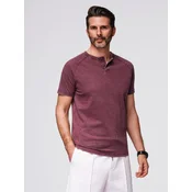 Ombre Mens t-shirt with henley neckline