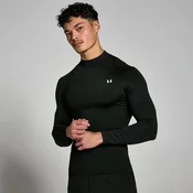 MP Moška majica z dolgimi rokavi in visokim ovratnikom Baselayer – črna - XS