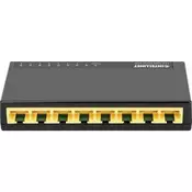 Intellinet 561754 mrežno stikalo Gigabit Ethernet (10/100/1000) Črna