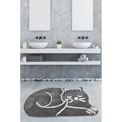 Lessentiel Maison Prostirka za kupatilo 70x120cm Siva
