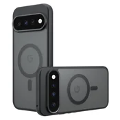 Hibridni ovitek PureFrost MagSafe za Google Pixel 11/11 Pro - frosted black