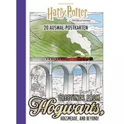 Harry Potter 20 Ausmal-Postkarten: Greetings from Hogwarts, Hogsmeade, and beyond!