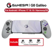 KJB Igralni krmilnik G8 Galileo USB-C s tipali Hall za združljive telefone