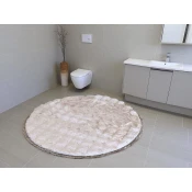 Okrugla Prostirka za kupatilo ?100cm, Roze