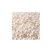 4 mm plasticna perla krem