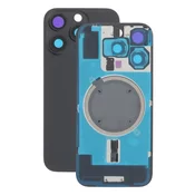 Apple iPhone 16 Pro - Stražnje staklo kucišta + staklo kamere + metalni okvir + Magsafe magnet (Black Titanium)