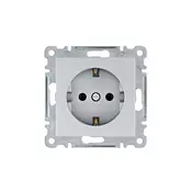 HAGER šuko uticnica siva WL1052