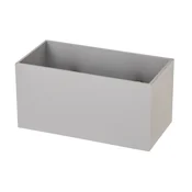 SOLLUX LIGHTING Stenska svetilka Elestren, siva, širina 20 cm - Dnevna soba/jedilnica - mat siva - Kovina