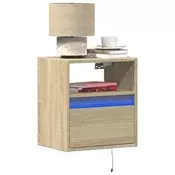 Zidni TV ormarici LED 2 kom boja hrasta sonome 41x31x45 cm