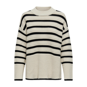 ONLY Ženski džemper 15301961 crno-krem