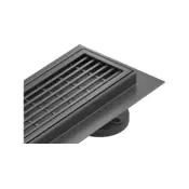 Mexen Flat 360° M33 rotacijski linearni odtok 60 cm, črn - 1733060-40
