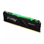 DIMM DDR4 16GB 3200MHz KF432C16BB1A/16 Fury Beast RGB