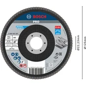Lamelna brusna plošča PRO X571, 125 mm, G60