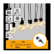 Aigostar - LED spoljni dekorativni niz 80xLED/3,6W/230V 5m IP44 topla bela