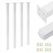 4 x Noga 60x60 | V - 1100 mm | Bela