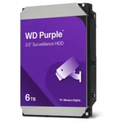 WESTERN DIGITAL 3,5 HDD SATA-III 6 TB 5400 o/min 256 MB predmemorija, CAVIAR Purple WD64PURZ