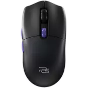 Brezžična gaming miška Proove Special Edition s šestimi gumbi, 800 - 12000 DPI, RGB osvetlitvijo in dodanim kablom - črna