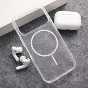 Maska Mag Case Clear Slim za iPhone 17 Pro Max bela
