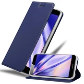 Cadorabo CADORABO Huawei ASCEND G7 PLUS/G8/GX8 v klasična temno modra - Zaščitni ovitek z magnetnim zapiranjem, stoječo funkcijo in režo za kartice, (20562666)