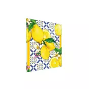 shumee STEKLENA DESKA ZA REZANJE 45x52 LIMONE