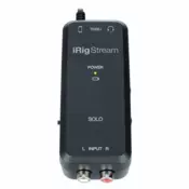 Ik Multimedia Irig Stream Solo | Audio Interface For Livestream With Stereo Rca Input, 1/8 Headphone Output, And Mono/stereo Switch - Ios/android