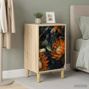 Vidaxl Nočna omarica LOCHEM Sonoma hrast 36 x 33 x 60 cm