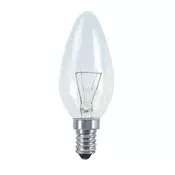 TESLA Svijeca za industrijsku i posebnu upotrebump heating element candle clear 240 25 E14