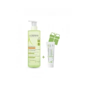 A-Derma Exomega Control emolijentni gel za cišcenje 2u1 500 ml + Dermalibour Cica krema 15 ml -PROMO