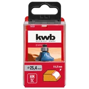 KWB - HM glodalo 25.4 profil cetvrtina kruga | SB, za glodalicu, drvo/plastika - (49756320)