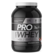 100% PRO WHEY 908GR BASIC SUPPLEMENTS - Strawberry