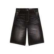 Bershka Kavbojke črn denim