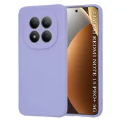 Silikonski ovitek Techsuit SoftFlex za Xiaomi Redmi Note 15 Pro Plus/Poco M8 Pro - svetlo vijoličen