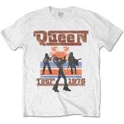 Queen Unisex Tee 1976 Tour Silhouettes S