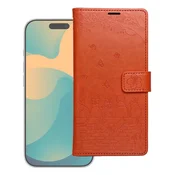 Flip ovitek za Samsung A27 Mezzo Book cats, rjav