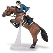 Figurica Papo Horse, Foals and Ponies - Skakaci konj i jahac