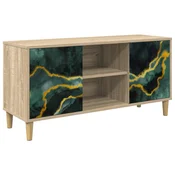 vidaXL TV omarica WIJHE 102 x 33 x 50 cm Sonoma Inženirski les