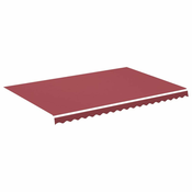 Vidaxl Nadomestno blago za tendo bordo rdeče 450x300 cm poliester